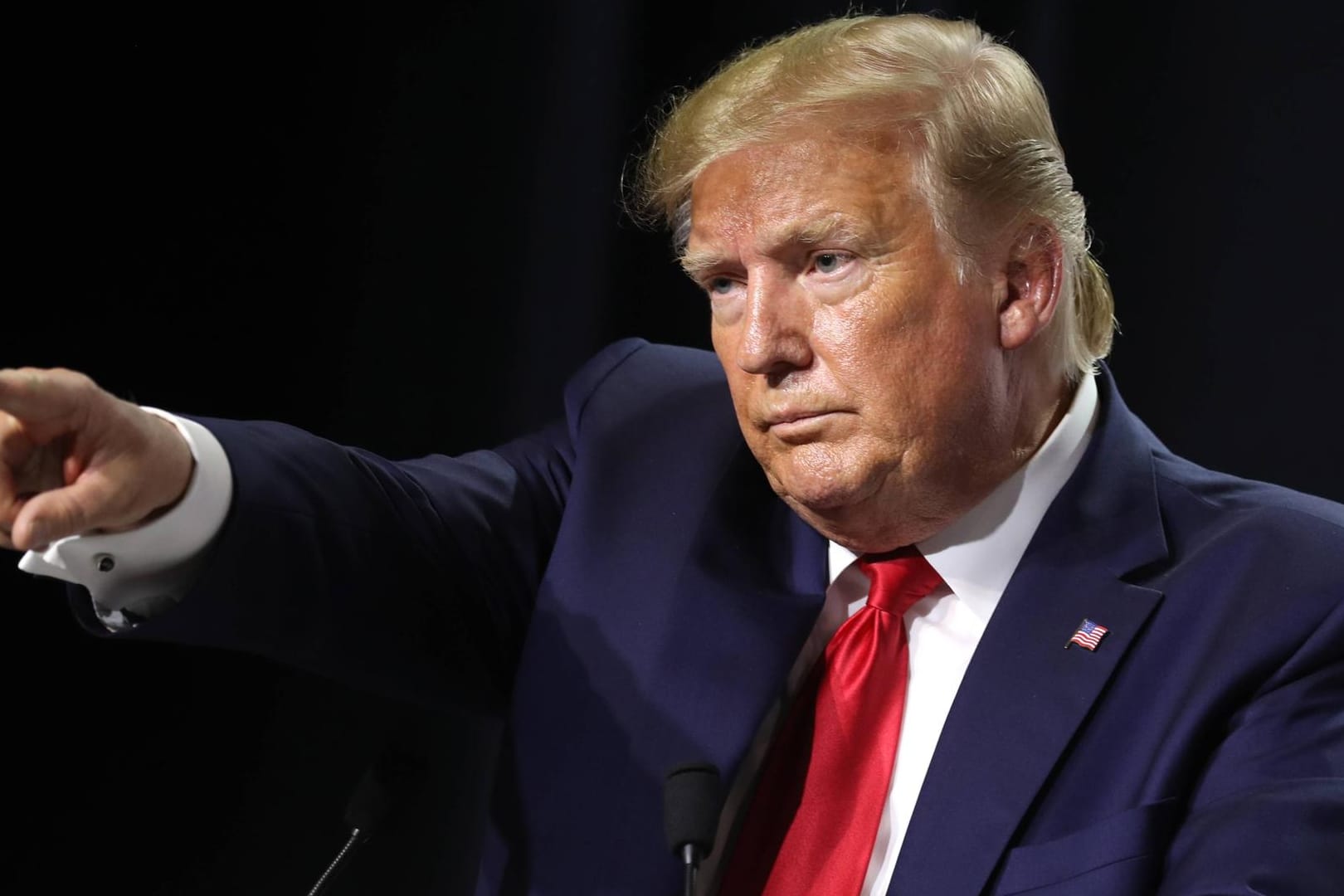 US-Präsident Donald Trump: Kritisiert die Proteste gegen Rassismus in den USA, wie auch Sportler, die sich mit den Demonstranten solidarisieren.