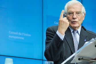 EU-Außenbeauftrager Josep Borrell: Die EU droht Belarus mit Sanktionen.