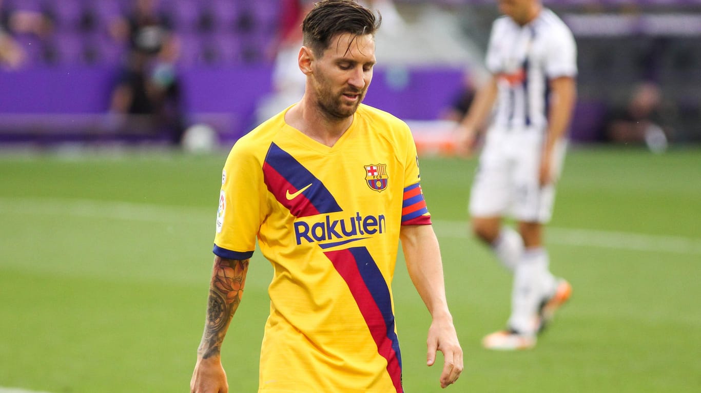 Angeschlagener Superstar: Lionel Messi trainierte zuletzt mit Bandage. (Archivbild)