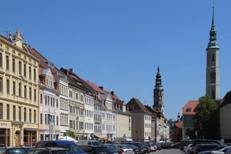 Blick auf den Obermarkt in Görlitz: In der Innenstadt kam es zu einer handfesten Auseinandersetzung. (Symbolfoto)