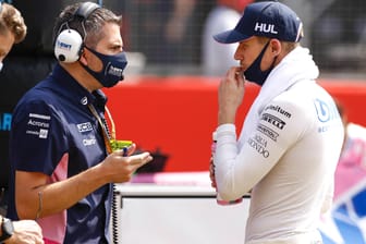 Erfahrener F1-Pilot: Nico Hülkenberg (r.) hat beim Team Racing Point zuletzt Sergio Perez vertreten und dabei überzeugt.