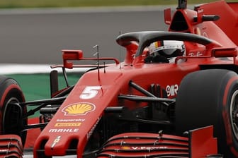 Hat wenig Grund zur Hoffnung auf einen Sieg in Spanien: Sebastian Vettel mit seinem Ferrari.