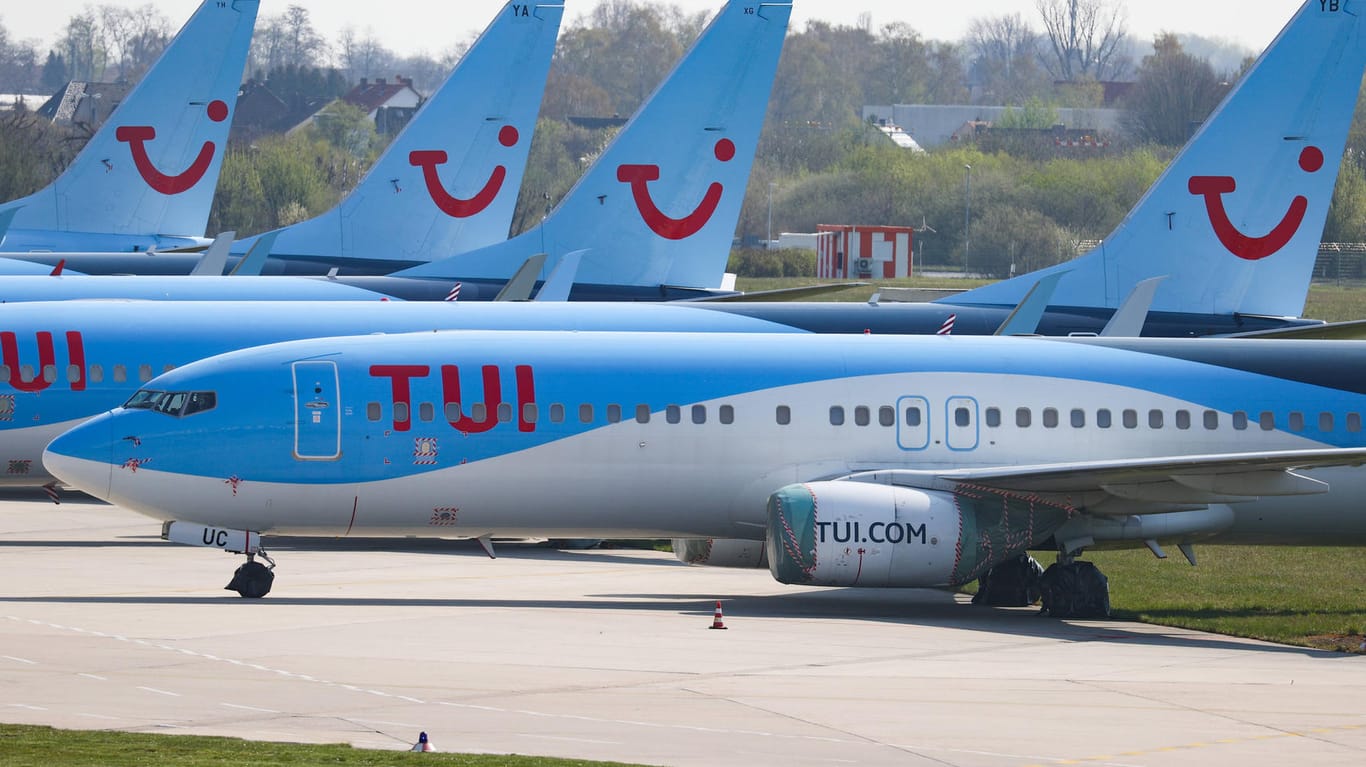 Tui-Flugzeuge am Boden: Der Konzern erhält staatliche Milliardenhilfe.