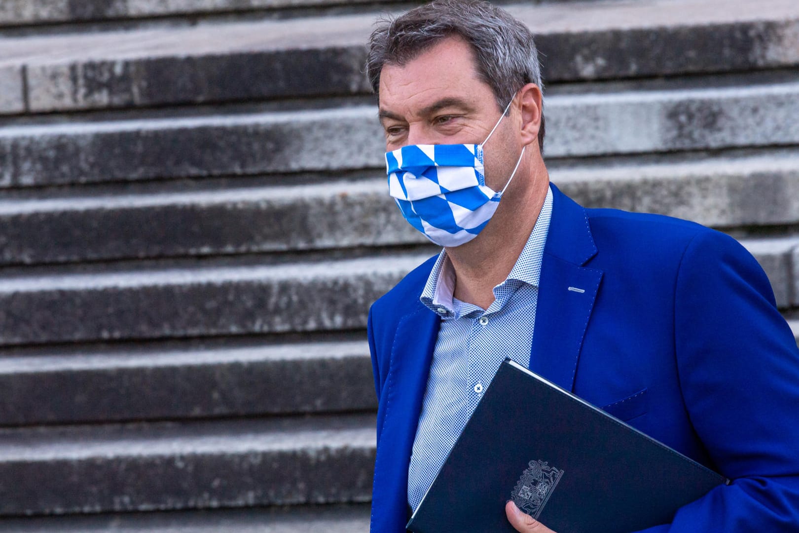 Bayerns Ministerpräsident Markus Söder (CSU): Nannte den "Fehler" bei den Testzentren "sehr, sehr ärgerlich".