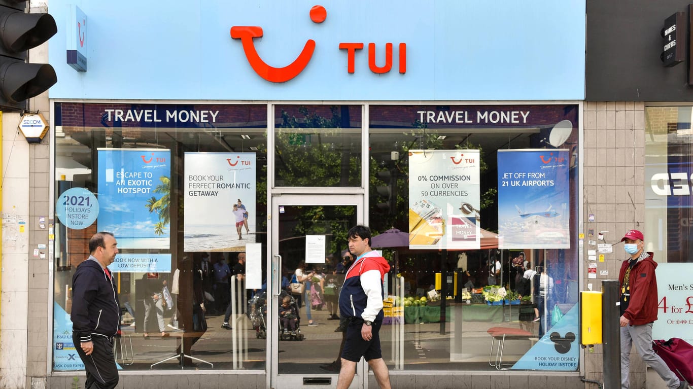 Tui-Reisebüro in London: Der Reisekonzern schreibt rote Zahlen.
