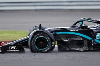 Mercedes-Pilot Lewis Hamilton war vor zwei Wochen in Silverstone der Reifen geplatzt.