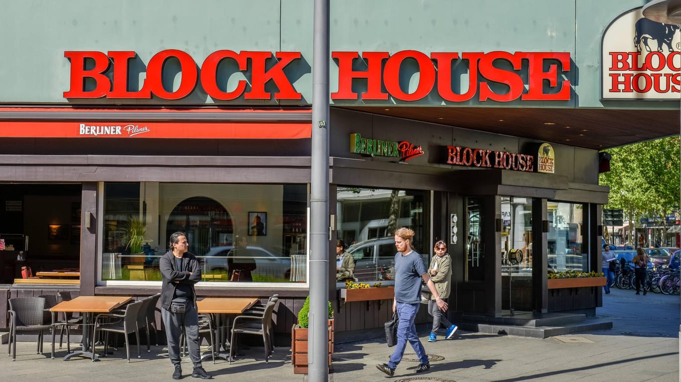 Blockhouse-Restaurant am Berliner Ku'damm: Der Gründer der Kette hat eine Klage eingereicht.