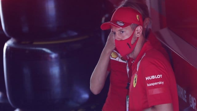 Erwartet von seinem neuen Ferrari-Chassis keine Wunder: Sebastian Vettel. Erwartet von seinem neuen Ferrari-Chassis keine Wunder: Sebastian Vettel.