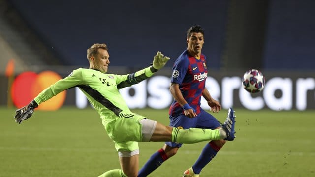 Manuel Neuer und Luis Suarez