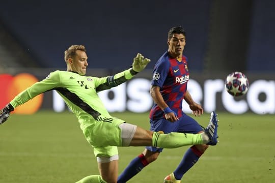 Manuel Neuer und Luis Suarez