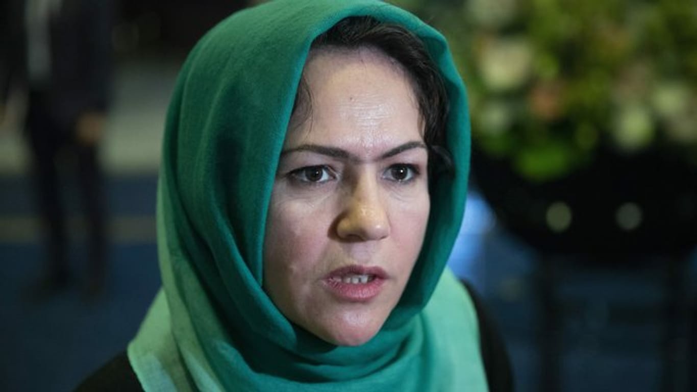 Die afghanische Frauenrechtlerin Fausia Kufi gehört zur Delegation der Regierung für die geplanten Friedensgespräche mit den Taliban.