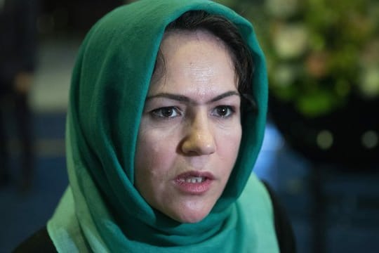 Die afghanische Frauenrechtlerin Fausia Kufi gehört zur Delegation der Regierung für die geplanten Friedensgespräche mit den Taliban.