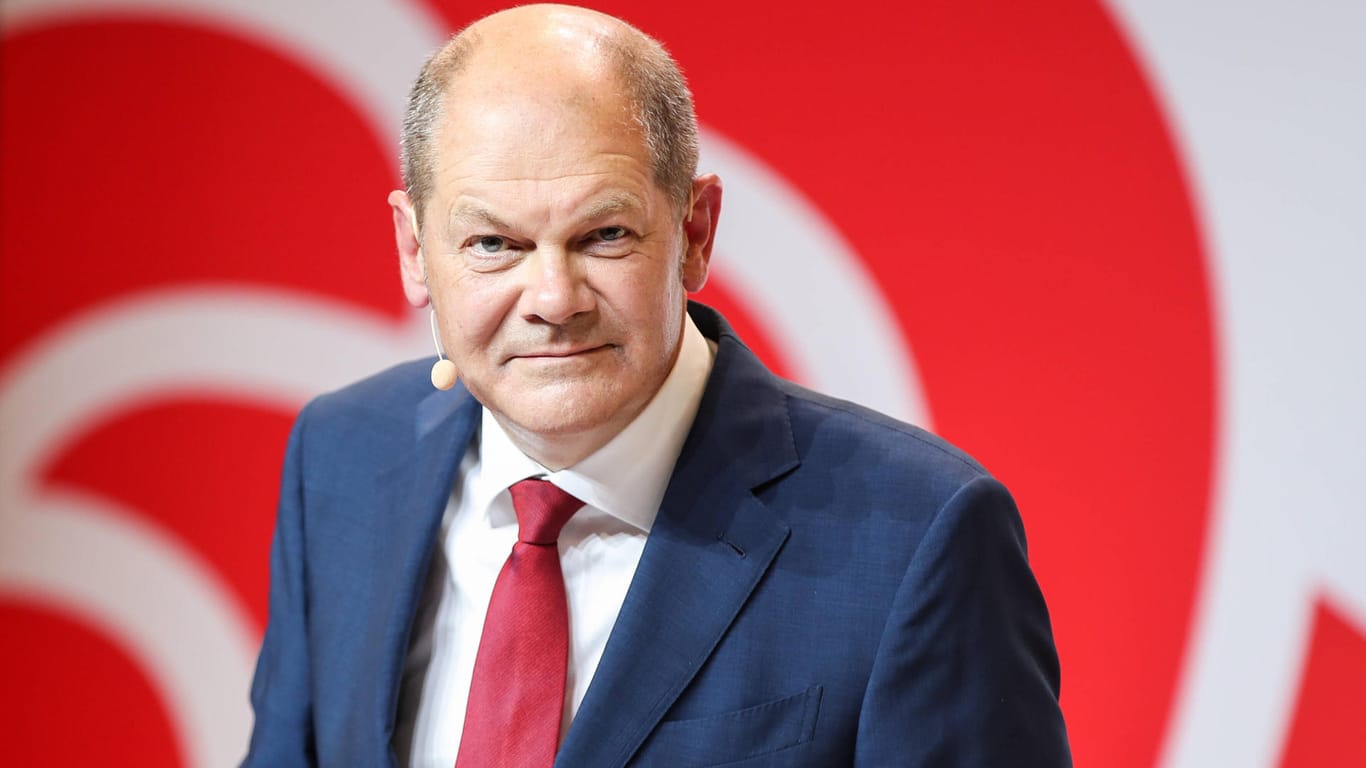 Olaf Scholz: Der derzeitige Vizekanzler tritt für die SPD als Kanzlerkandidat an.