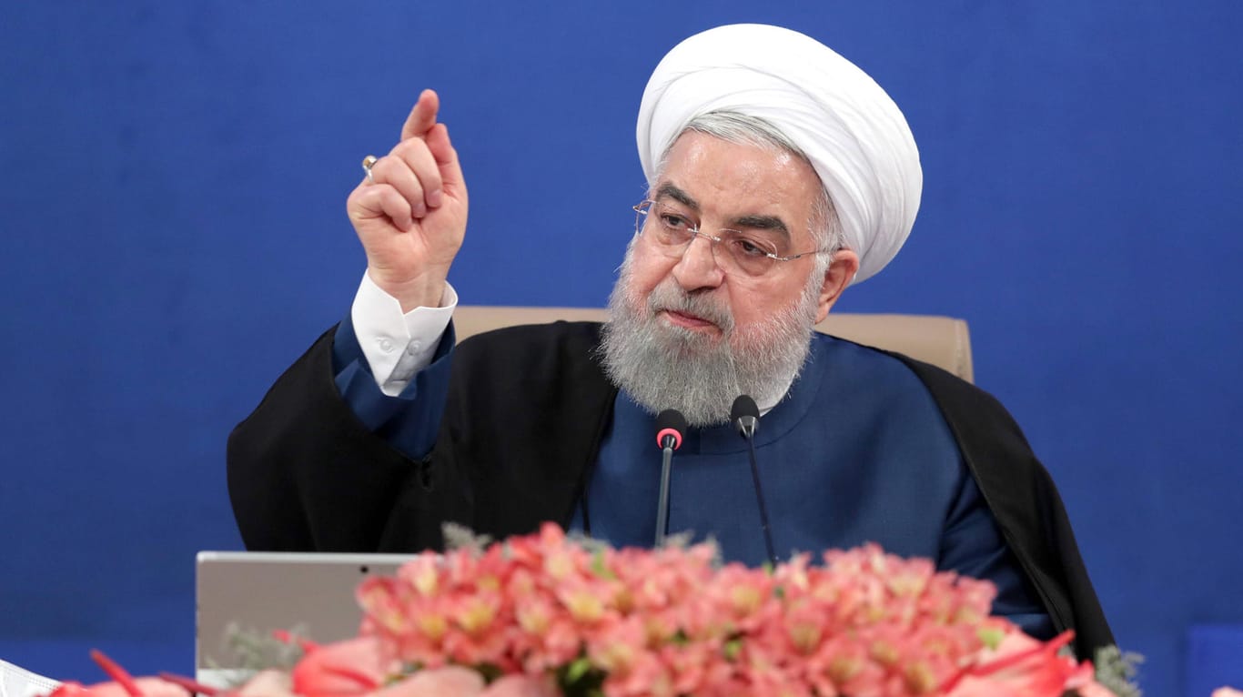 Hassan Rouhani: Der iranische Präsident wertet die Annäherung der VAE und Israel als Verrat an der muslimischen Welt (Archivbild).
