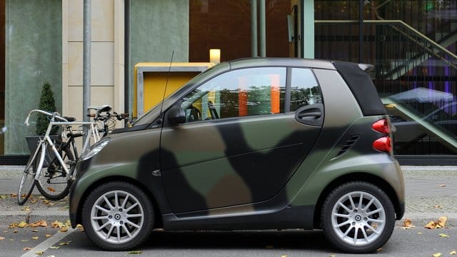 Ein Kleinwagen aus dem Fuhrpark der Bundeswehr. Ein Kleinwagen aus dem Fuhrpark der Bundeswehr.