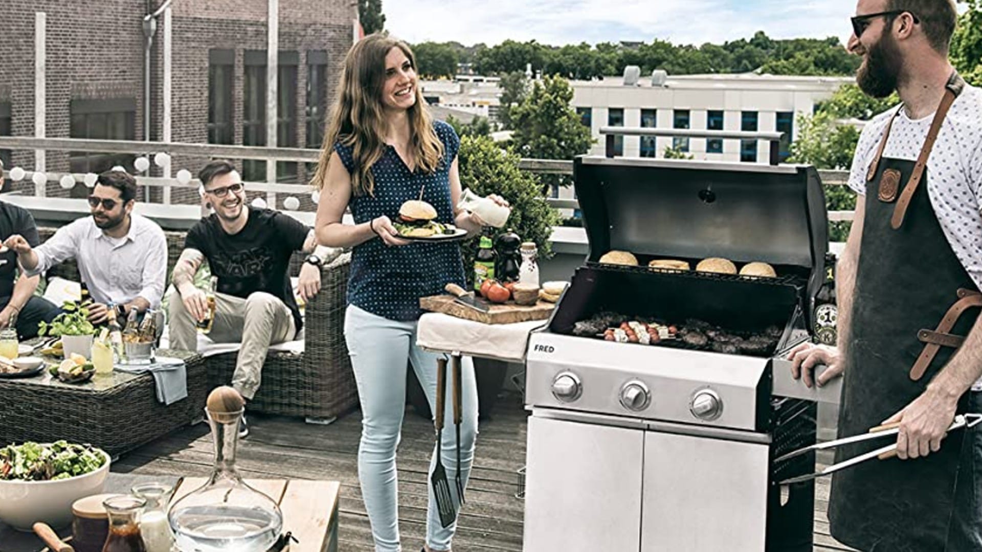 Grillen im Sommer: Heute sind Gasgrills von Burnhard bei Amazon reduziert.