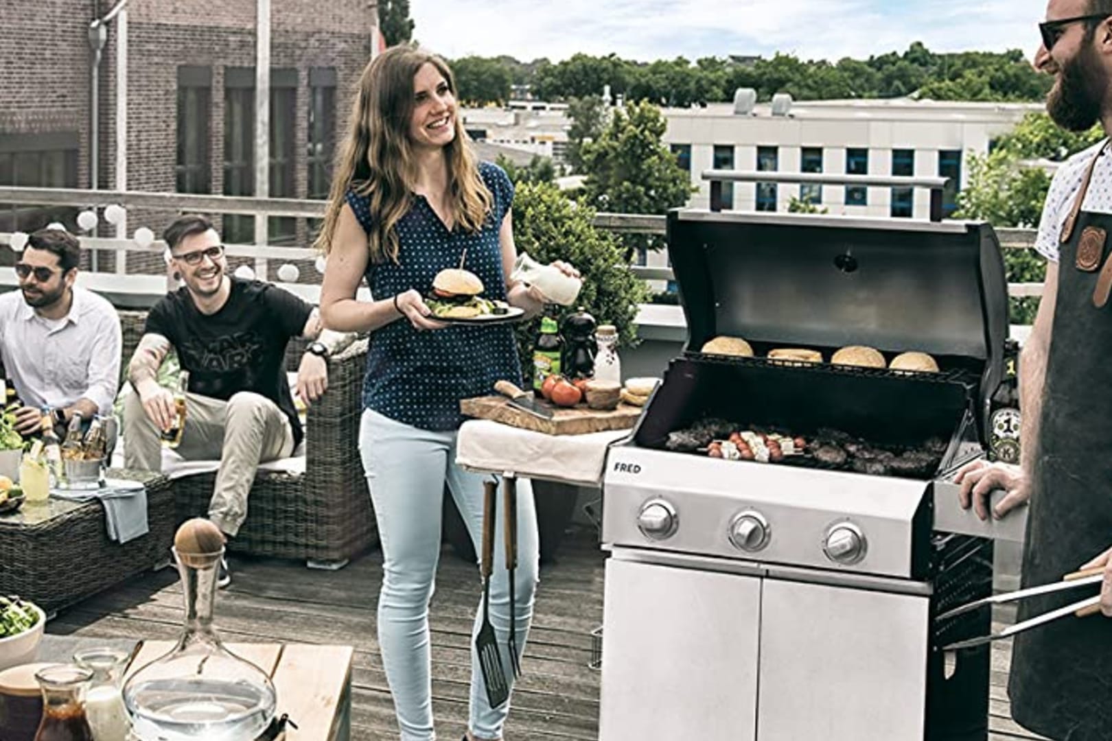 Grillen im Sommer: Heute sind Gasgrills von Burnhard bei Amazon reduziert.