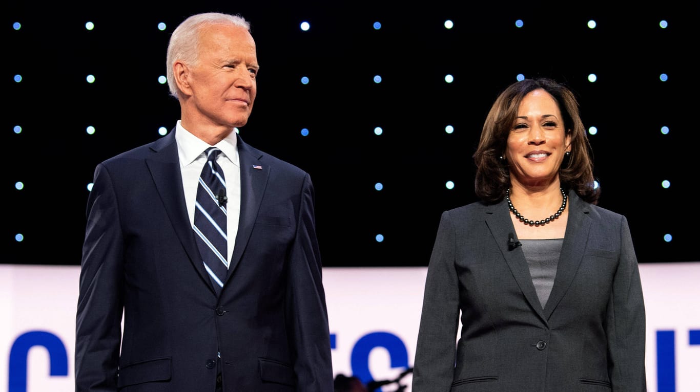 Joe Biden und seine Vize-Kandidatin Kamala Harris.