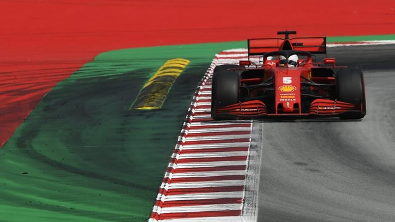 Sebastian Vettel belegte den siebten Platz.