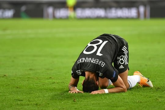 Manchester Uniteds Bruno Fernandes war nach dem Europa-League-Aus bitter enttäuscht.