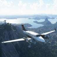 Ein Flugzeug über Rio de Janeiro: Der Flight Simulator 2020 ist so realistisch wie nie