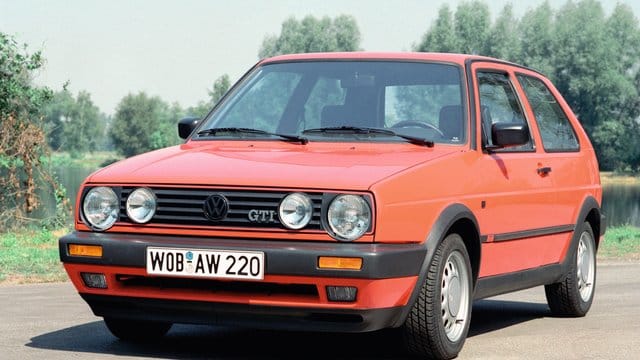 Ein Golf II GTI (1989) als Zweitürer: Er ist unter Liebhabern schon jetzt recht begehrt.