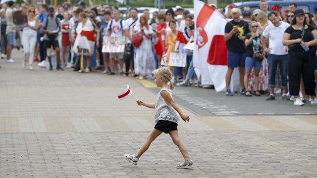 Die Proteste gegen Präsident Lukaschenko gehen weiter.
