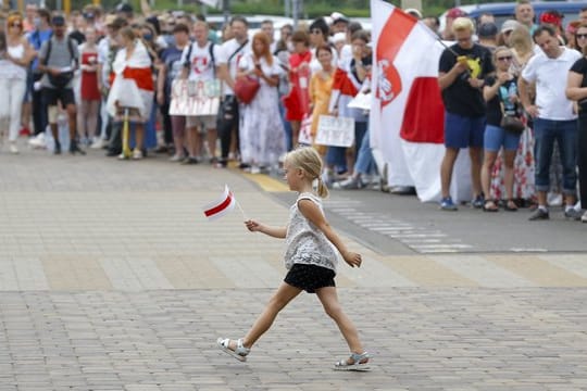 Die Proteste gegen Präsident Lukaschenko gehen weiter.