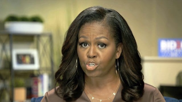 Michelle Obama: "Wenn wir irgendeine Hoffnung haben, dieses Chaos zu beenden, dann müssen wir für Joe Biden stimmen, als ob unsere Leben davon abhängen.