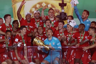Jubel beim FC Bayern: Die Münchner holten in diesem wie im letzten Jahr den DFB-Pokal.