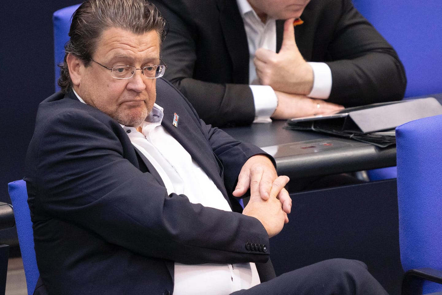 Der AfD-Bundestagsabgeordnete Stephan Brandner: Den Vorsitz des Rechtsausschusses hat er längst verloren. Nun hatte er Ärger mit der Polizei.