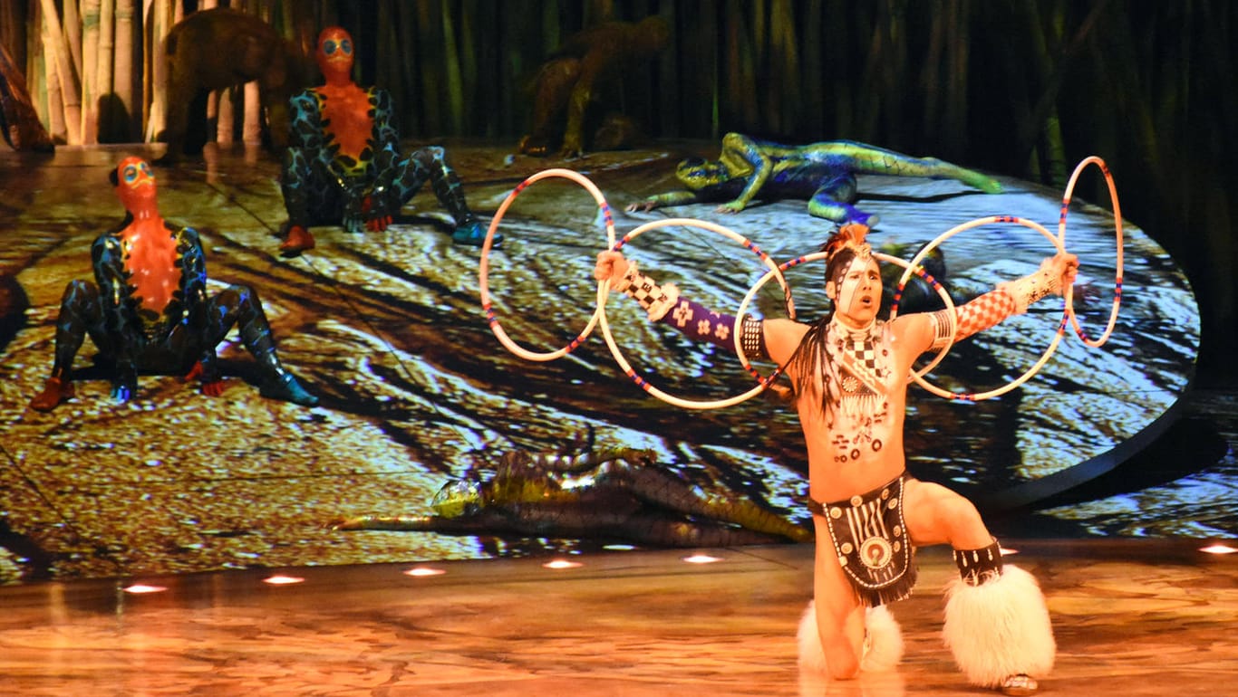 Show des "Cirque du Soleil": Bei dem Zirkus haben jetzt die Gläubiger das Sagen.