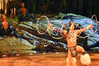 Show des "Cirque du Soleil": Bei dem Zirkus haben jetzt die Gläubiger das Sagen.