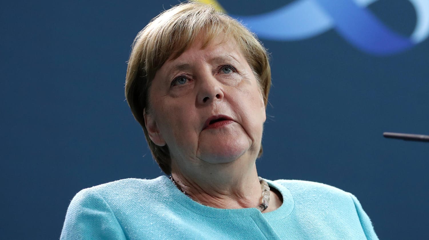 Bundeskanzlerin Angela Merkel nach der Videokonferenz der EU am Mittwoch.