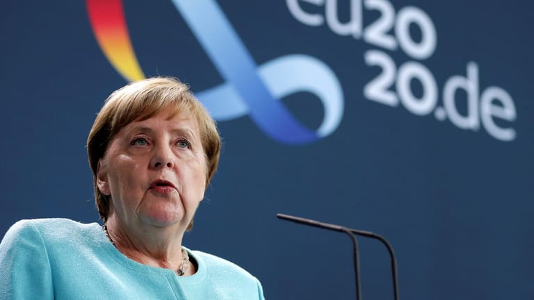 Kanzlerin Angela Merkel verkündet die EU-Reaktion auf die Gewalt in Belarus: Die EU-Staaten werden die Wahl von Lukaschenko nicht anerkennen.