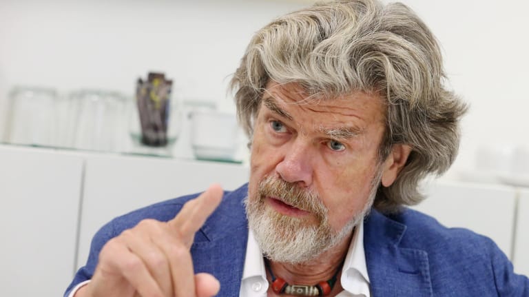 Reinhold Messner setzt sich für den Schutz der Bergwelt ein.