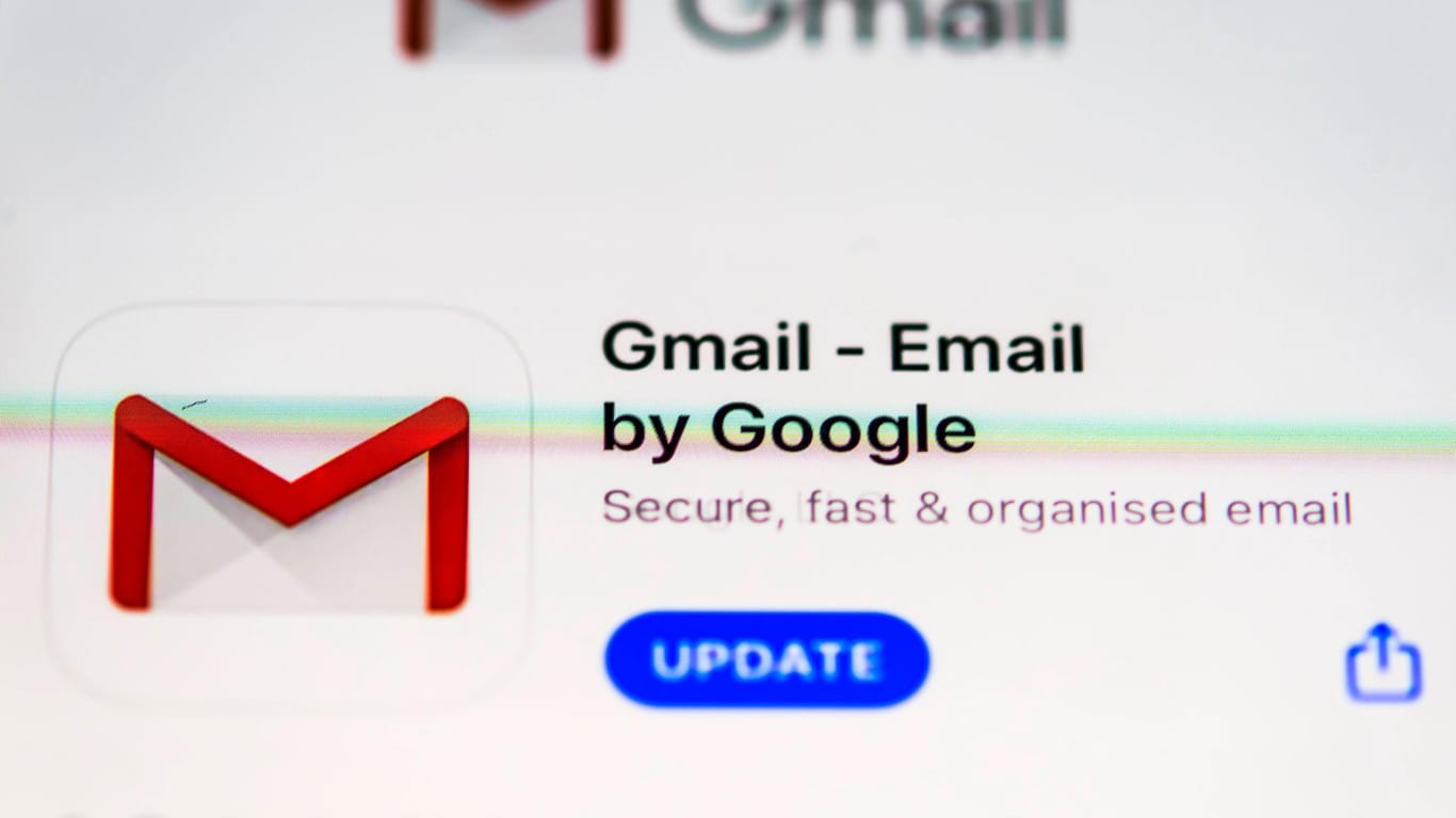 Gmail-App-Symbol: Der E-Mail-Dienst hat derzeit technische Probleme