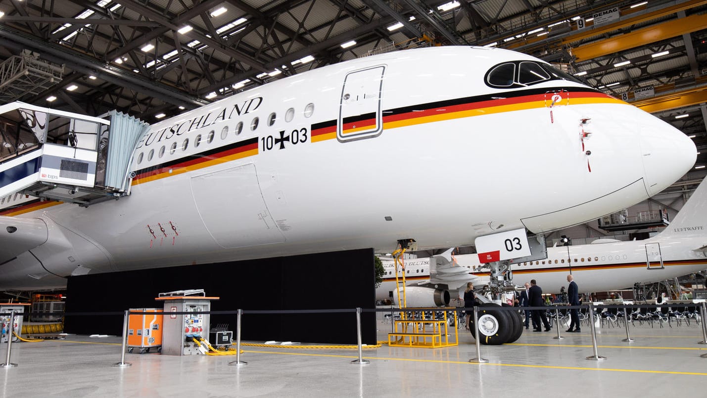 Der neue Airbus A350: Künftig fliegt Angela Merkel hier mit.