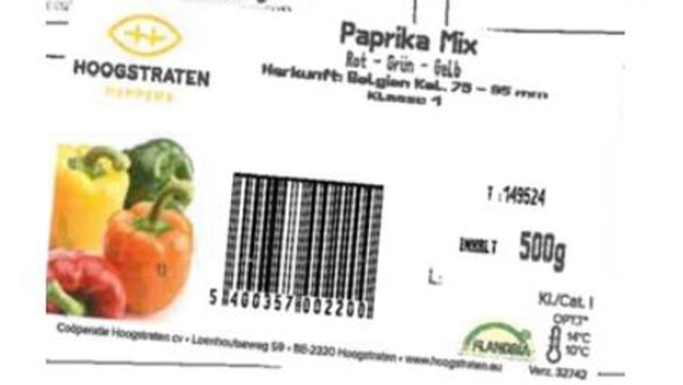 Paprika Mix: Dieses Produkt wird zurückgerufen.