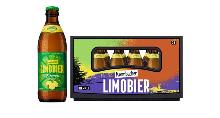 Limobier Zitrone naturtrüb von Krombacher