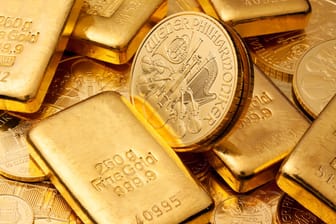 Gold als Münzen oder Barren: Das Edelmetall gilt als krisensicher.