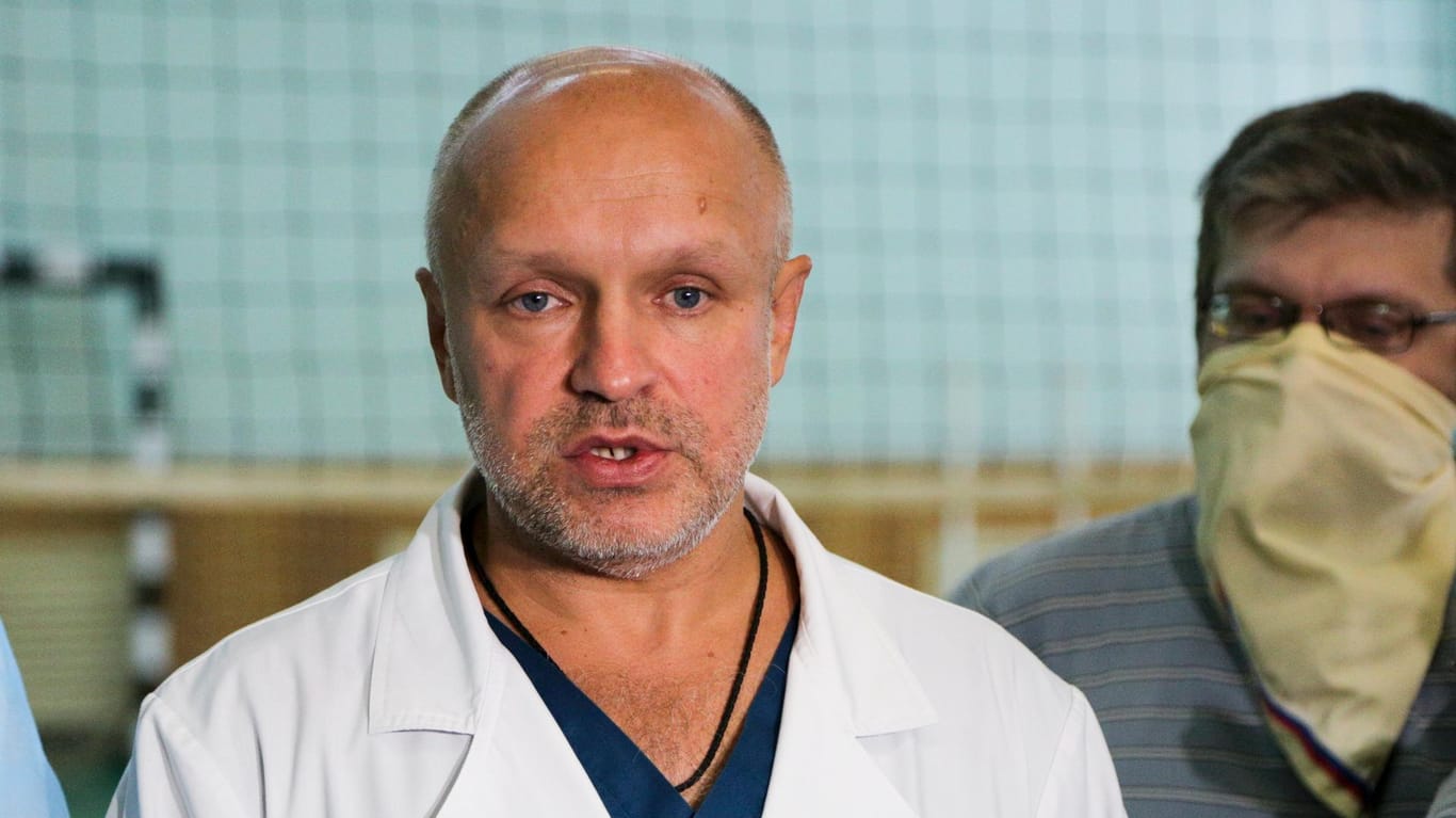 Schließt eine Vergiftung aus: Anatoli Kalinitschenko, stellvertretender Chefarzt des Ambulanzkrankenhauses Nr. 1 in Omsk.
