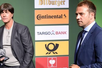 Erfolgreiches Duo: Hansi Flick (r.) arbeitete jahrelang als Assistent von Bundestrainer Joachim Löw. Gemeinsam wurden sie 2014 Weltmeister.