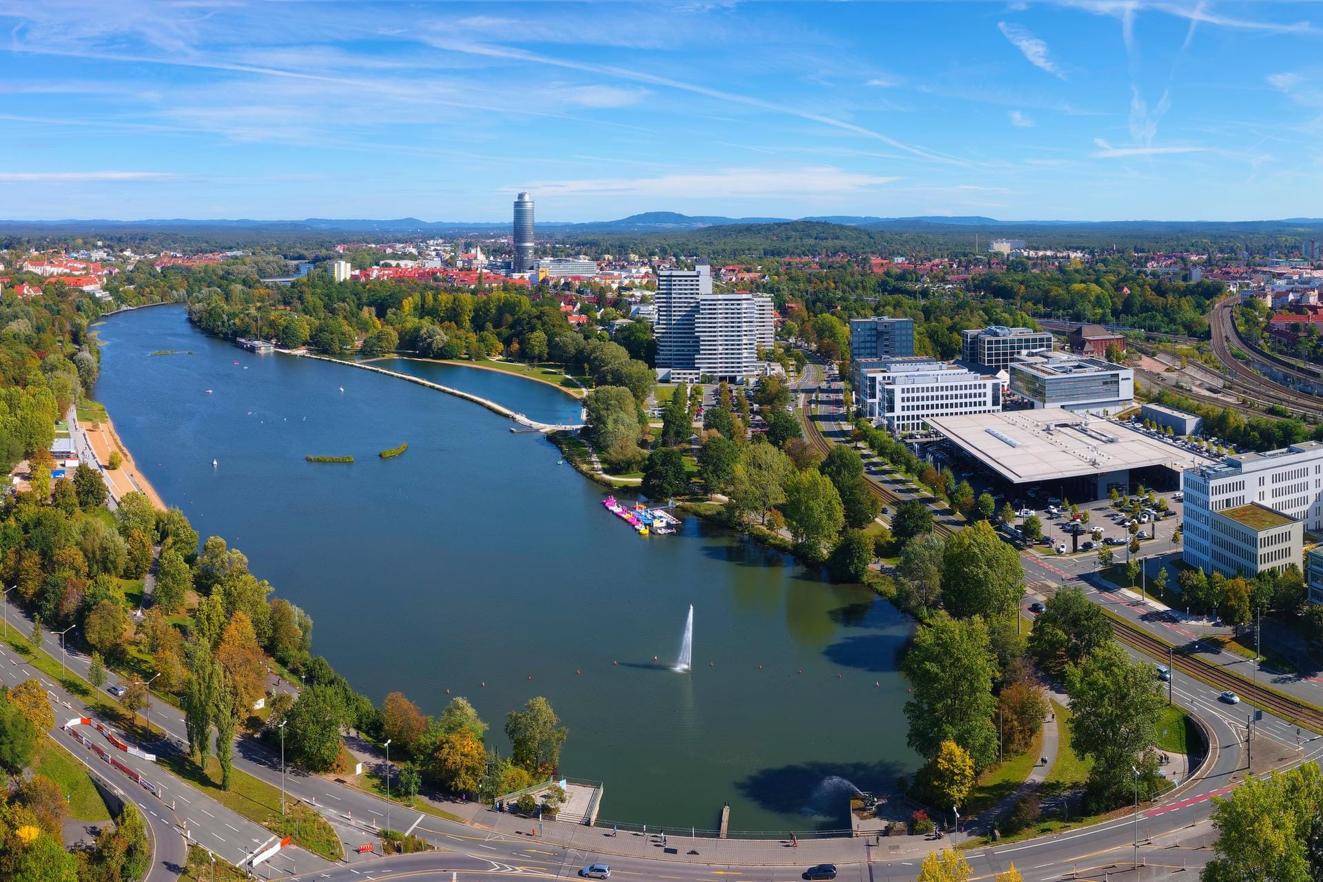 Wöhrder See in Nürnberg: Ein Jugendlicher ertrank bei einem Badeausflug.