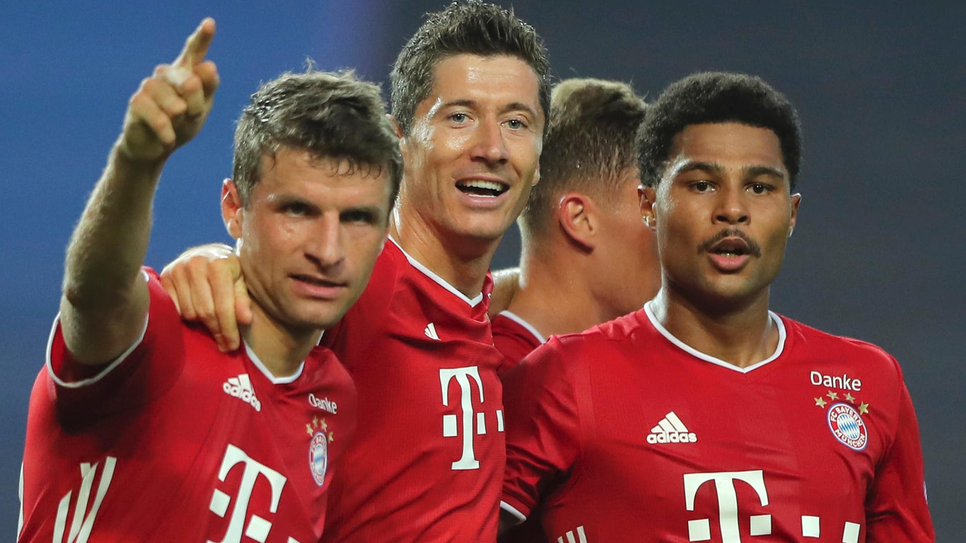 Müller, Lewandowski und Gnabry beim Halbfinale gegen Lyon: Die Bayern greifen im Finale der Champions League nach dem Triple.