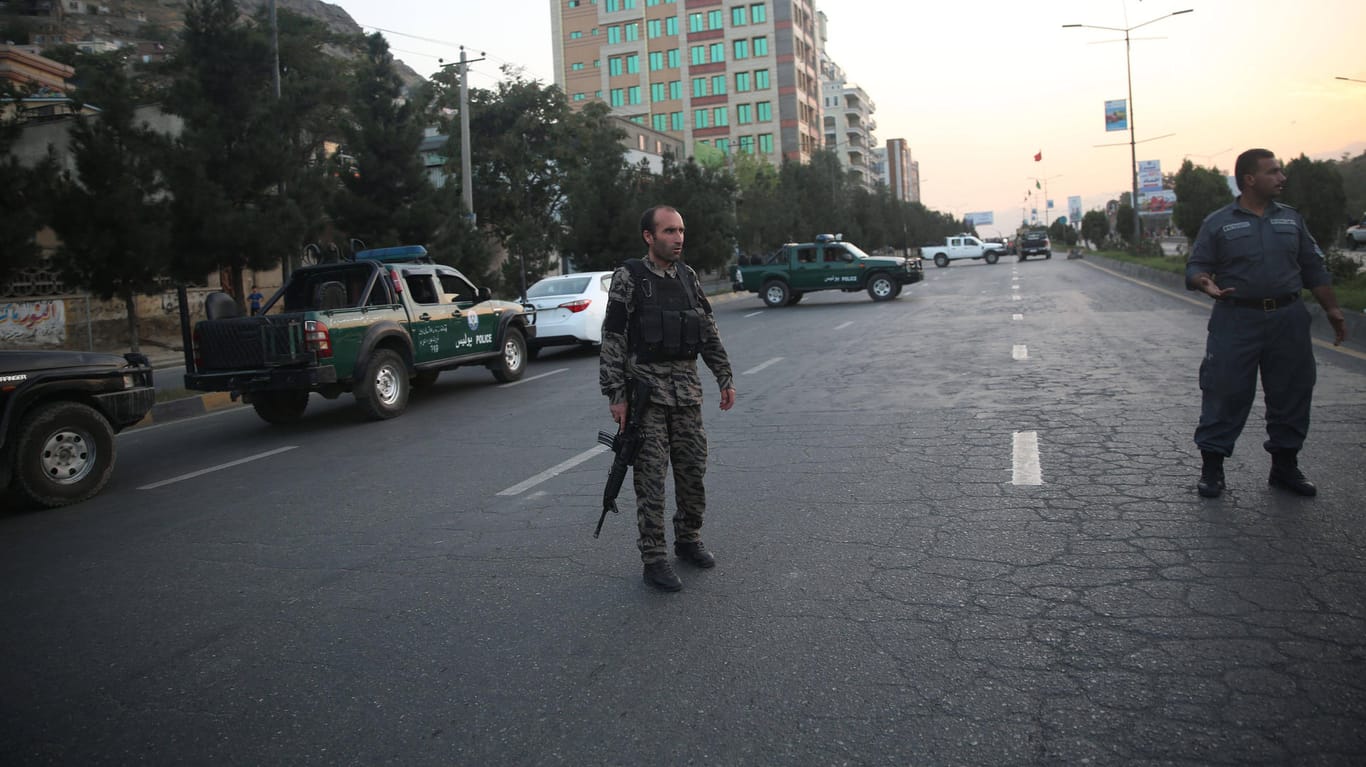 Sicherheitskräfte auf den Straßen: In Afghanistan gab es zuletzt wieder verstärkt Anschläge.
