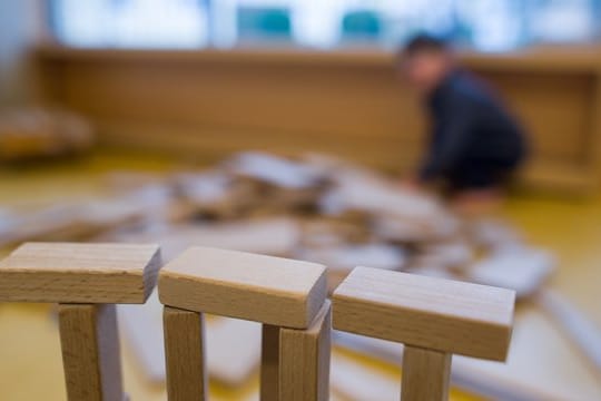 Plastik ja, Holz nein - so lautet die Regel fürs Reinigen von Bauklötzen in der Waschmaschine.