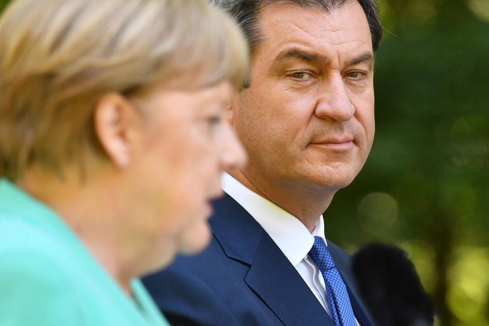 Angela Merkel und Markus Söder: Werden die Bundesländer gemeinsam mit der Kanzlerin härtere Corona-Maßnahmen verabschieden?