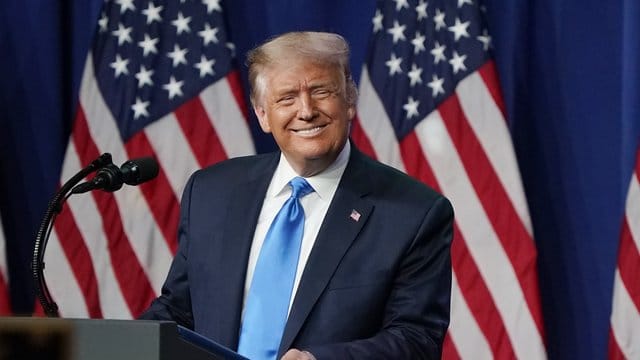Donald Trump nach seiner formellen Nominierung zum Kandidaten der Republikaner. Donald Trump nach seiner formellen Nominierung zum Kandidaten der Republikaner.