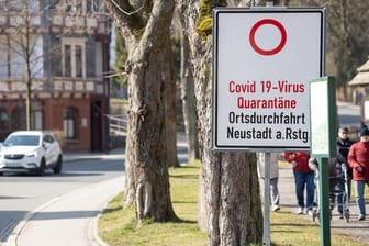 Neustadt wurde im März als bislang einziger Ort in Thüringen für zwei Wochen komplett abgeriegelt.